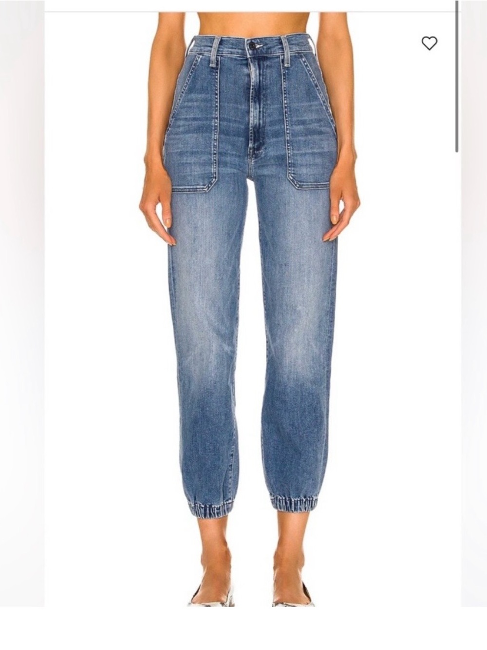 MOTHER Blue High-Waisted Jeans